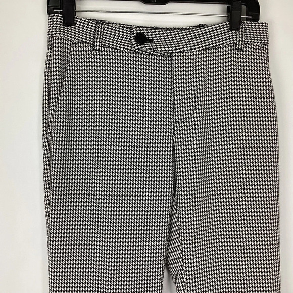 Maeve By Anthropologie Houndstooth Cuff Pants Size 0P - Picture 2 of 7